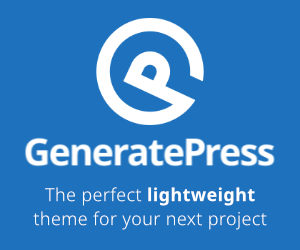 GeneratePress - The perfect lightweight theme for your next project